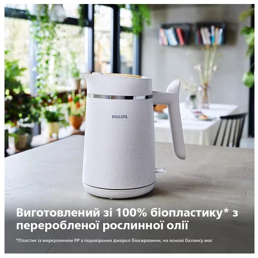 Електрочайник Philips пластик 1,7 л Білий