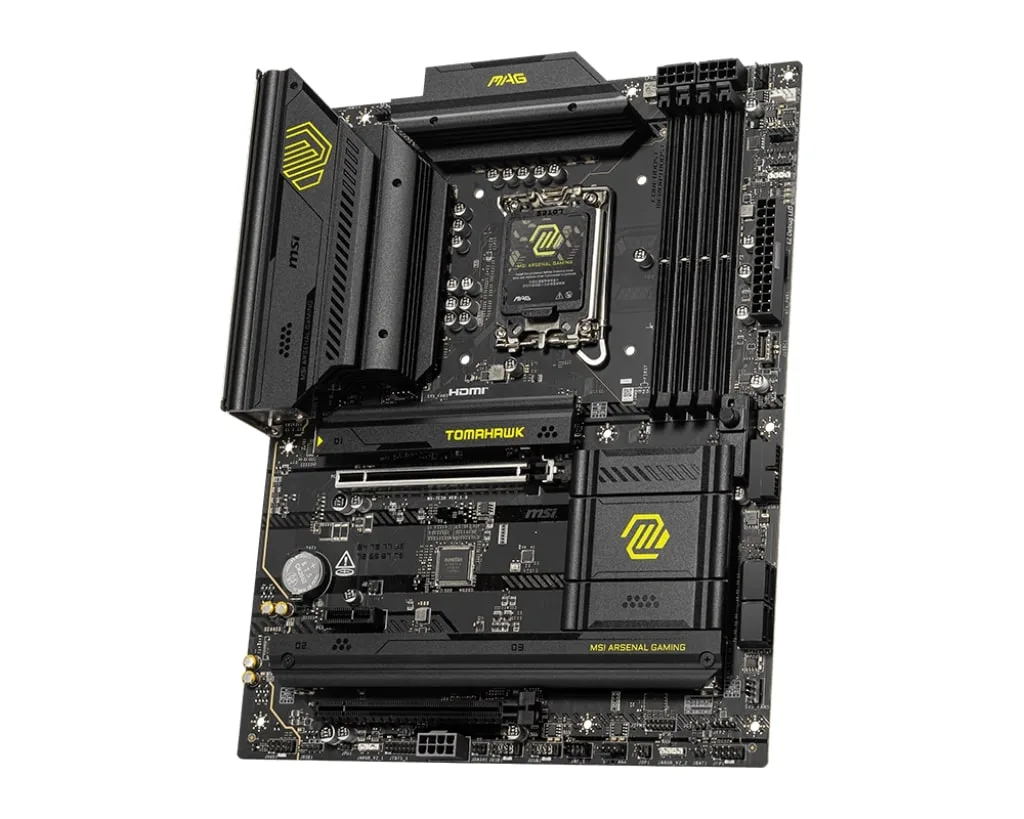 Материнcька плата MSI MAG B860 TOMAHAWK WIFI s1851 B860 4xDDR5 M.2 HDMI DP Wi-Fi BT ATX