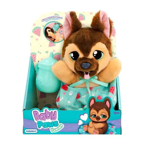 Інтерактивна іграшка Baby Paws Німецька вівчарка м'яке щеня для дітей 1,5 роки розвиваюча іграшка