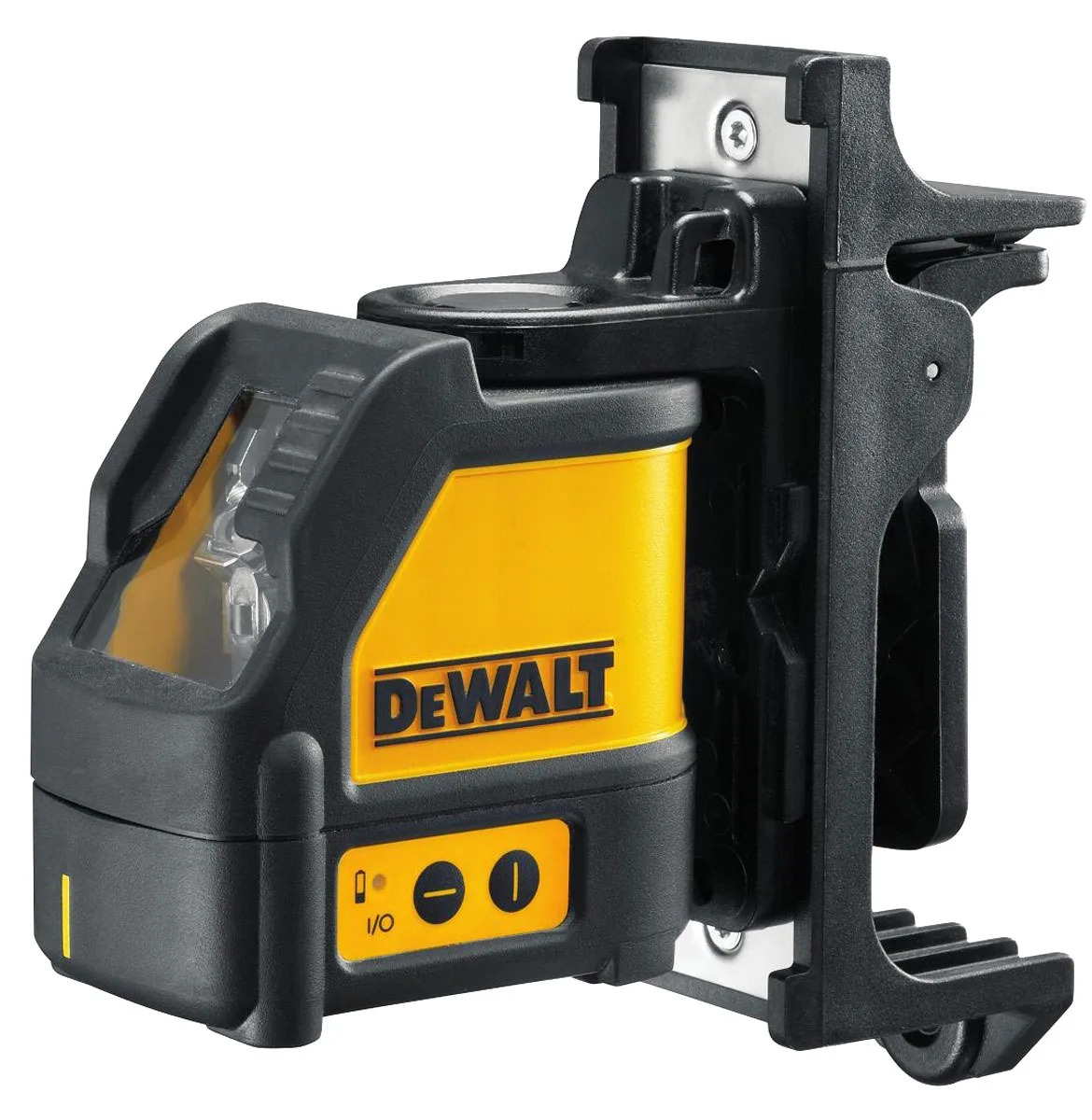 Лазерний рівень DeWalt червоний промінь 3АА, захист IP54, у комплекті з кейсом, вага 0.75 кг.