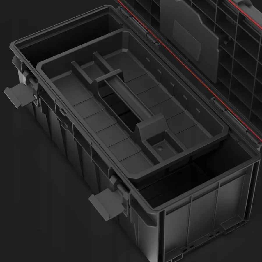 Ящик для інструментів QBRICK пластик 545х270х230 мм чорний