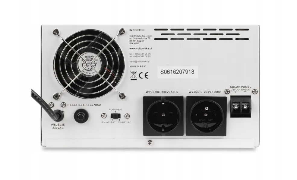 Гібридний ІБП Volt Polska 2000W 24V 1400W з 2 акумуляторами 100Ah 12V