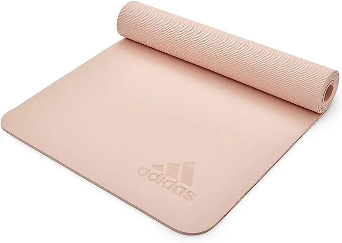 Килимок для йоги Adidas TPE 176х61 см бежевий