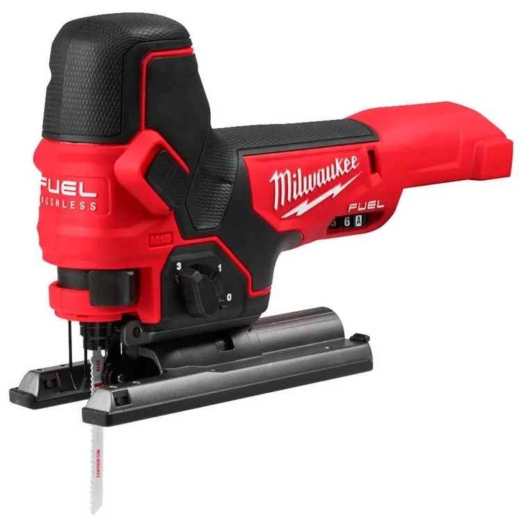 Акумуляторний лобзик Milwaukee M18 FBJS-0X 18В, 1х5.0А·год, 800-3500 об/хв, хід 25 мм, кейс, 2.5 кг, без зарядного пристрою.