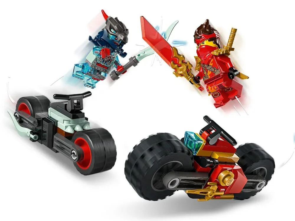 Конструктор LEGO Ninjago 2 мотоцикла для конструювання різнокольоровий