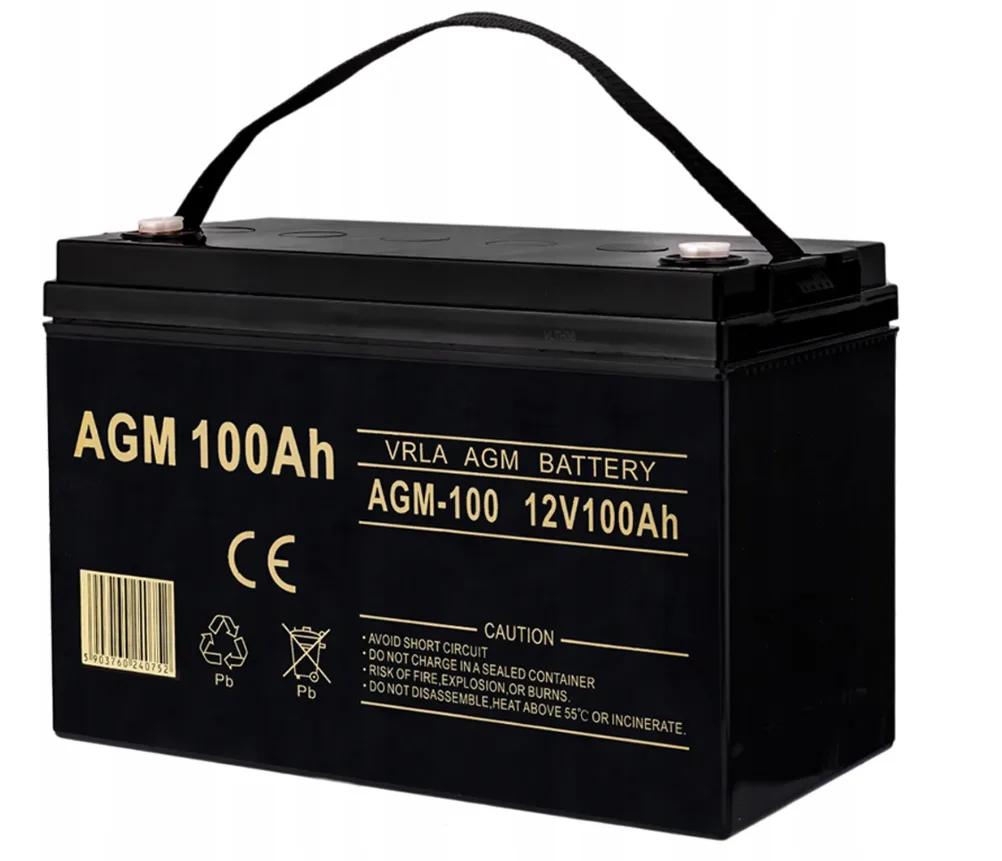 Комплект Volt Polska 24V 7000W 2 шт Акумулятор 100Ah AGM
