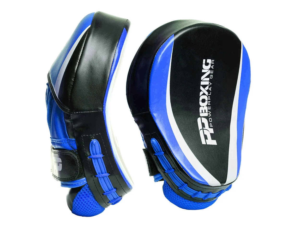 Лапи боксерські Active Point PU 23х19 см Сині