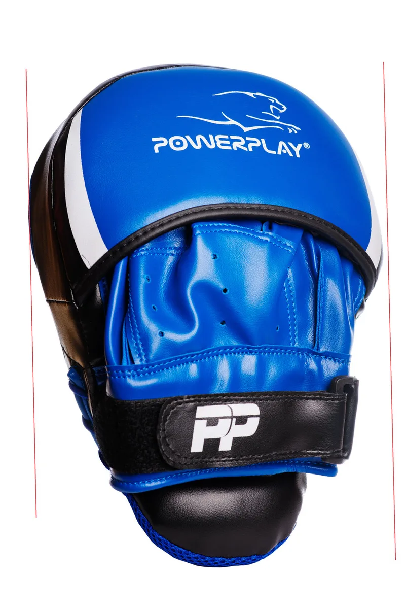 Лапи боксерські Active Point PU 23х19 см Сині