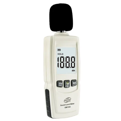 Шумомір Benetech GM1352 30-130 дБ з ЖК-дисплеєм 4,5 В високочутливий мікрофон