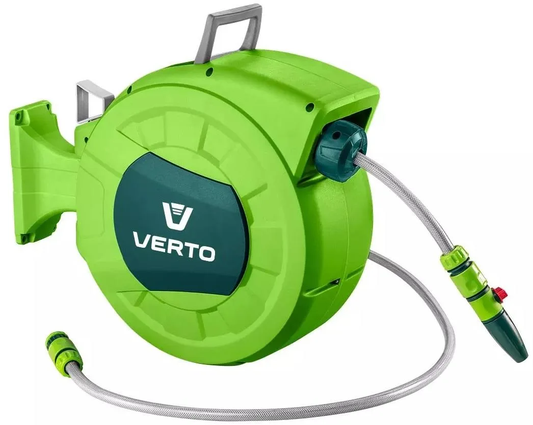 Автоматична котушка для шланга Verto, 20 м + 2 м шланг 1/2"