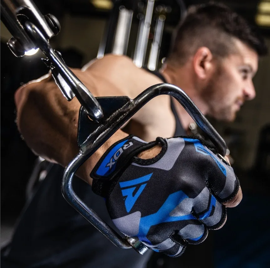 Рукавички для фітнесу RDX Amara Spandex M Синій