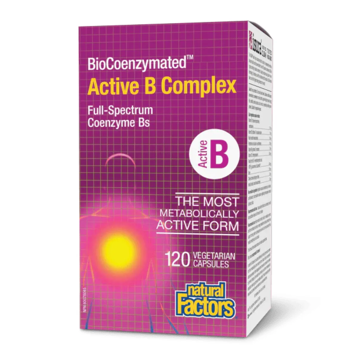 BioCoenzymated Active B Complex Вегетаріанські капсули 120 шт Коферменти вітамінів групи B