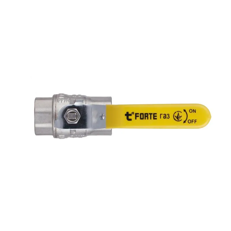 Кран кульовий 3/4" ВР для газу латунний важільний Thermo Alliance Forte