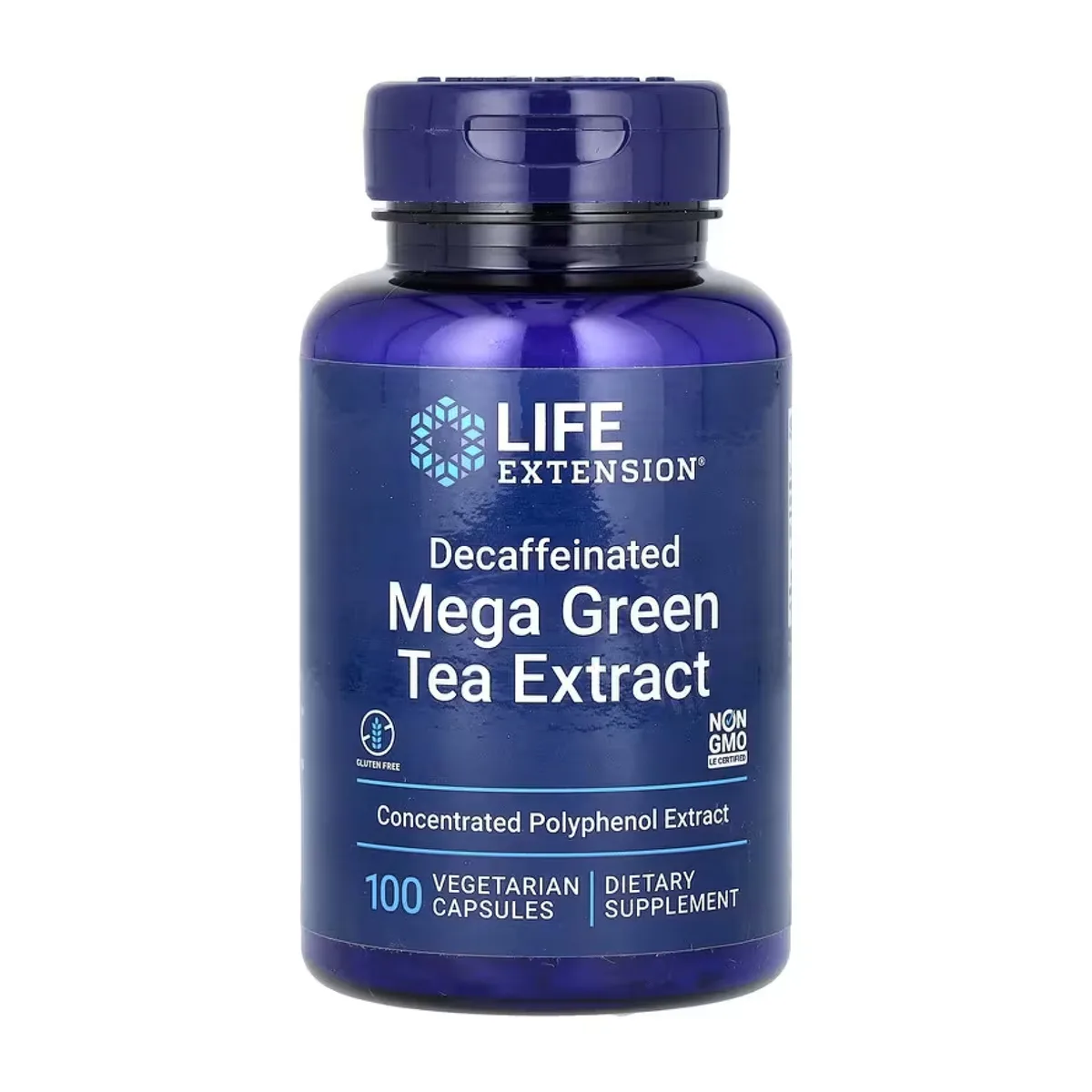 Экстракт зеленого чая без кофеина Life Extension 100 капсул растительная целлюлоза