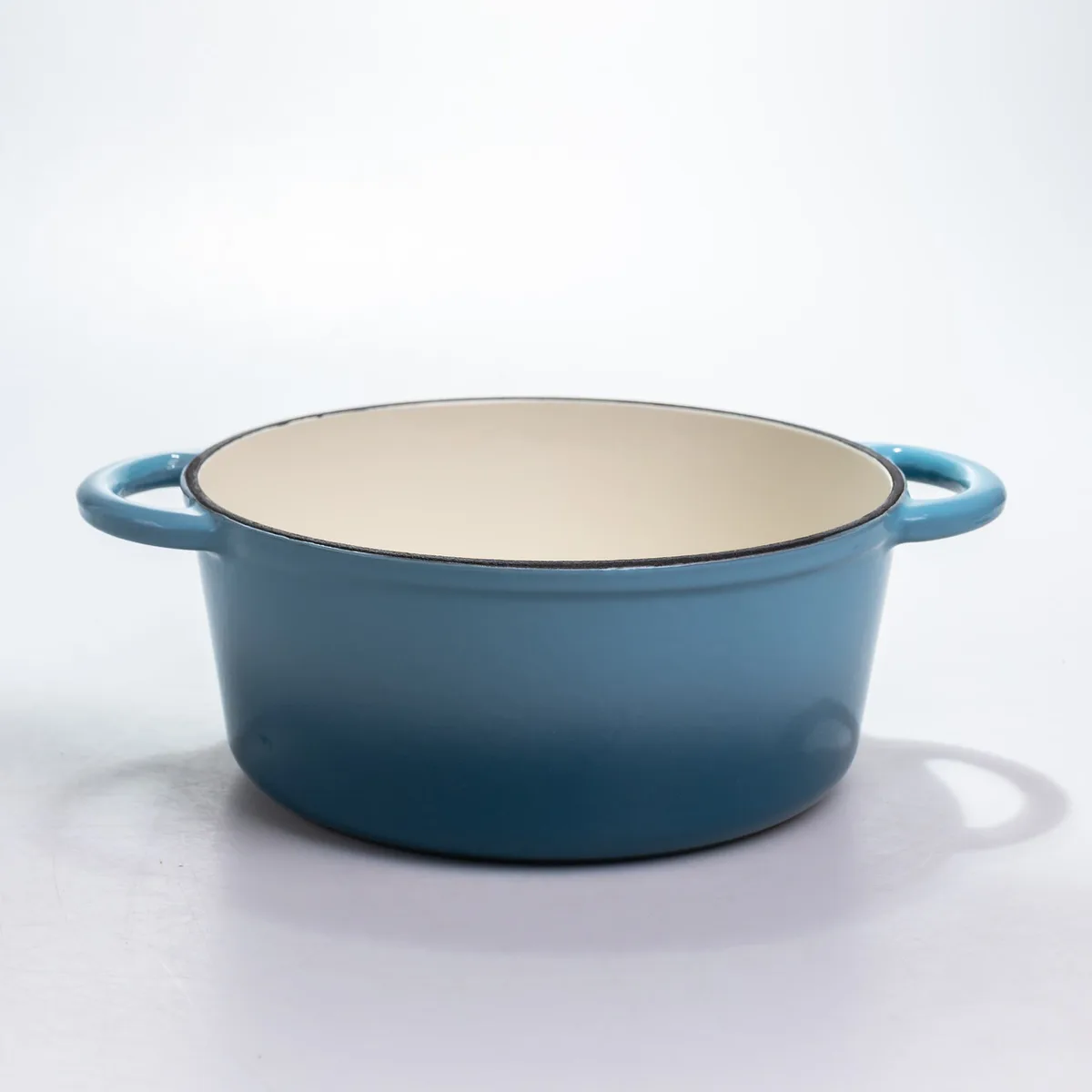 Каструля чавунна Premium Cookware 2.5 л Емальована Синя