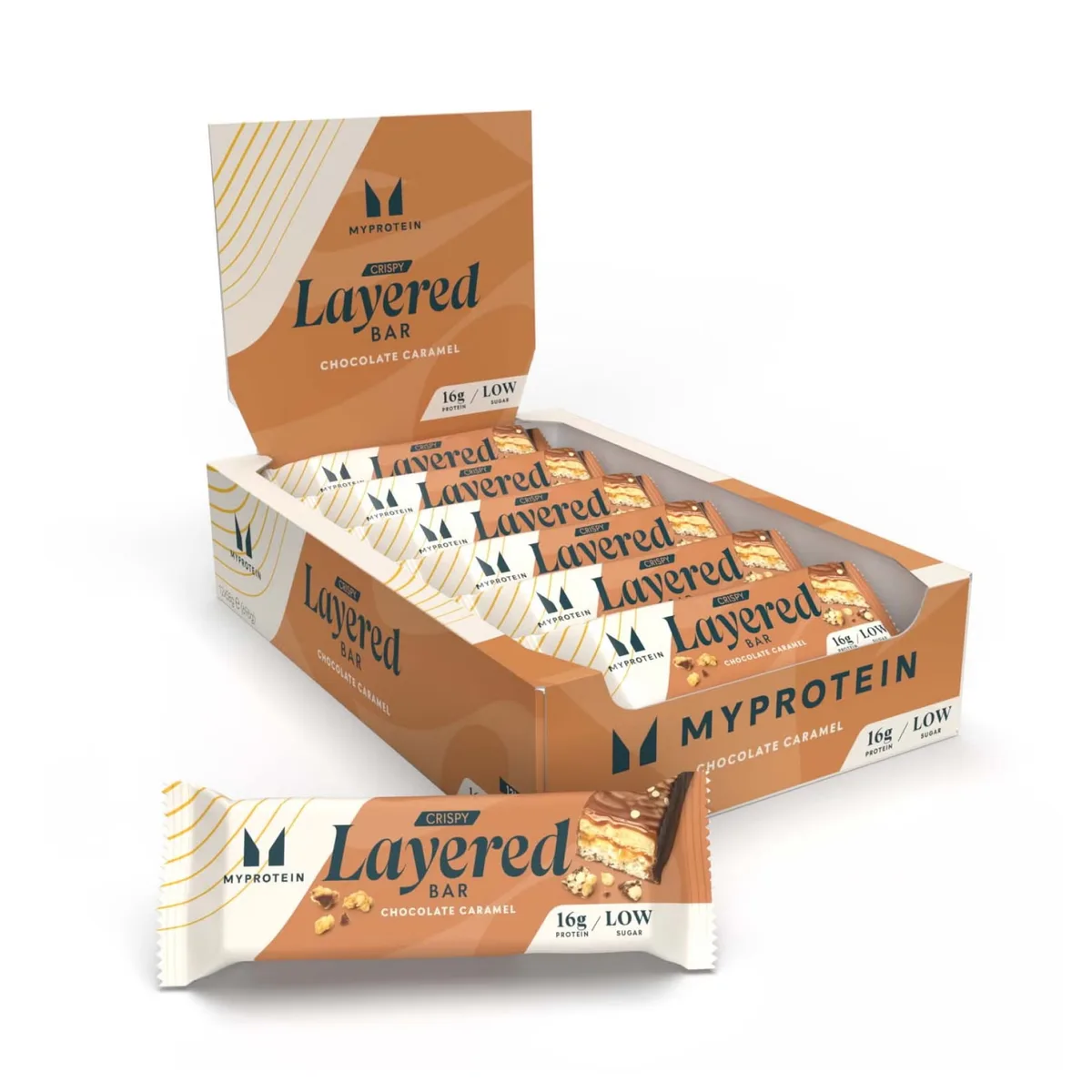 Протеїновий батончик Myprotein Crispy Layered 12x58 г Шоколадна карамель