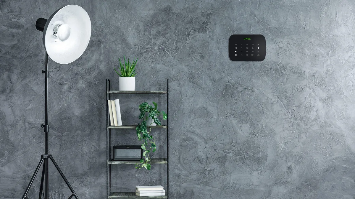 Бездротова сенсорна клавіатура U-Prox Keypad G4 Black, 4 групи, бездротовий, чорний