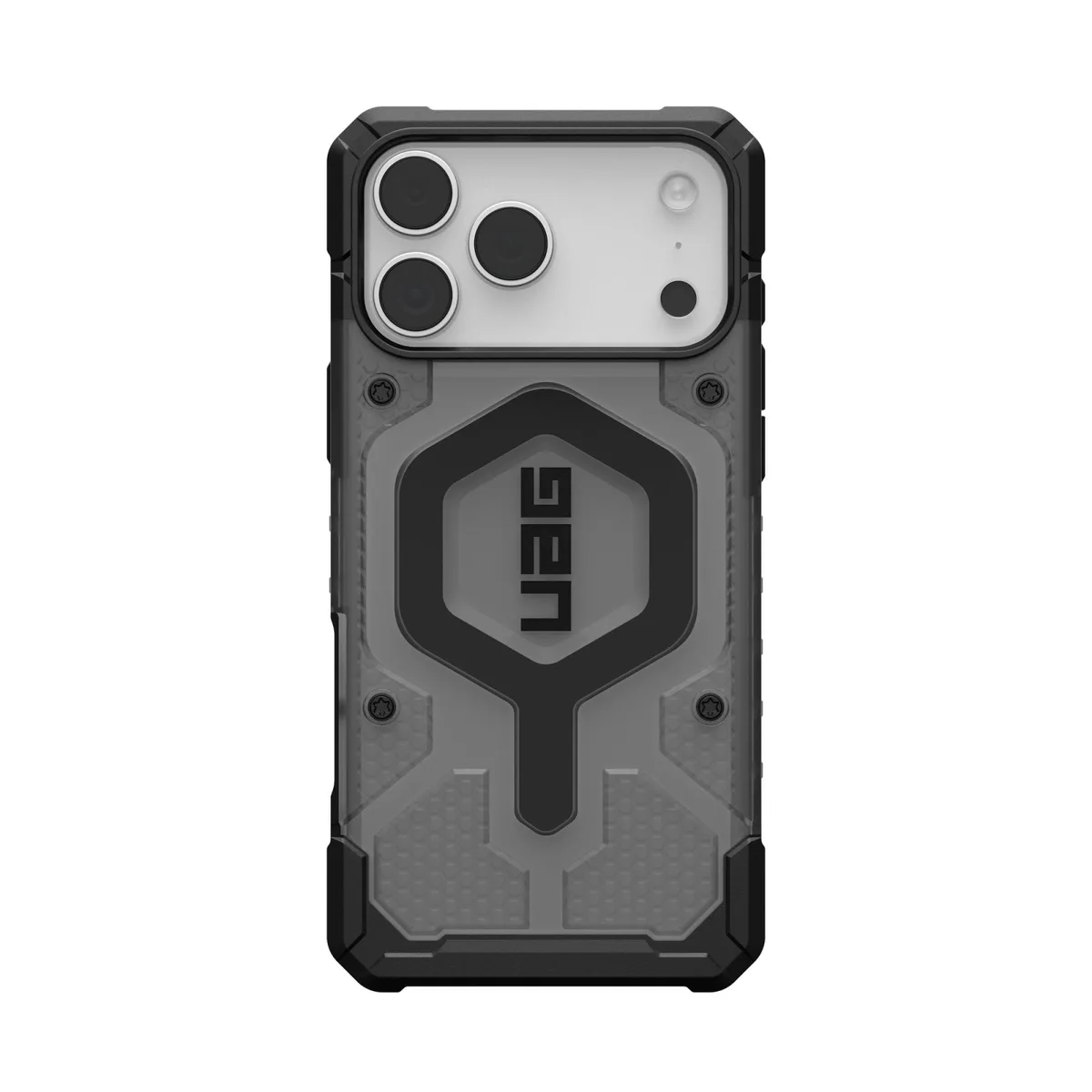 Чохол UAG для iPhone 17 Pro Max, Pathfinder Clear MagSafe, Ash/Black