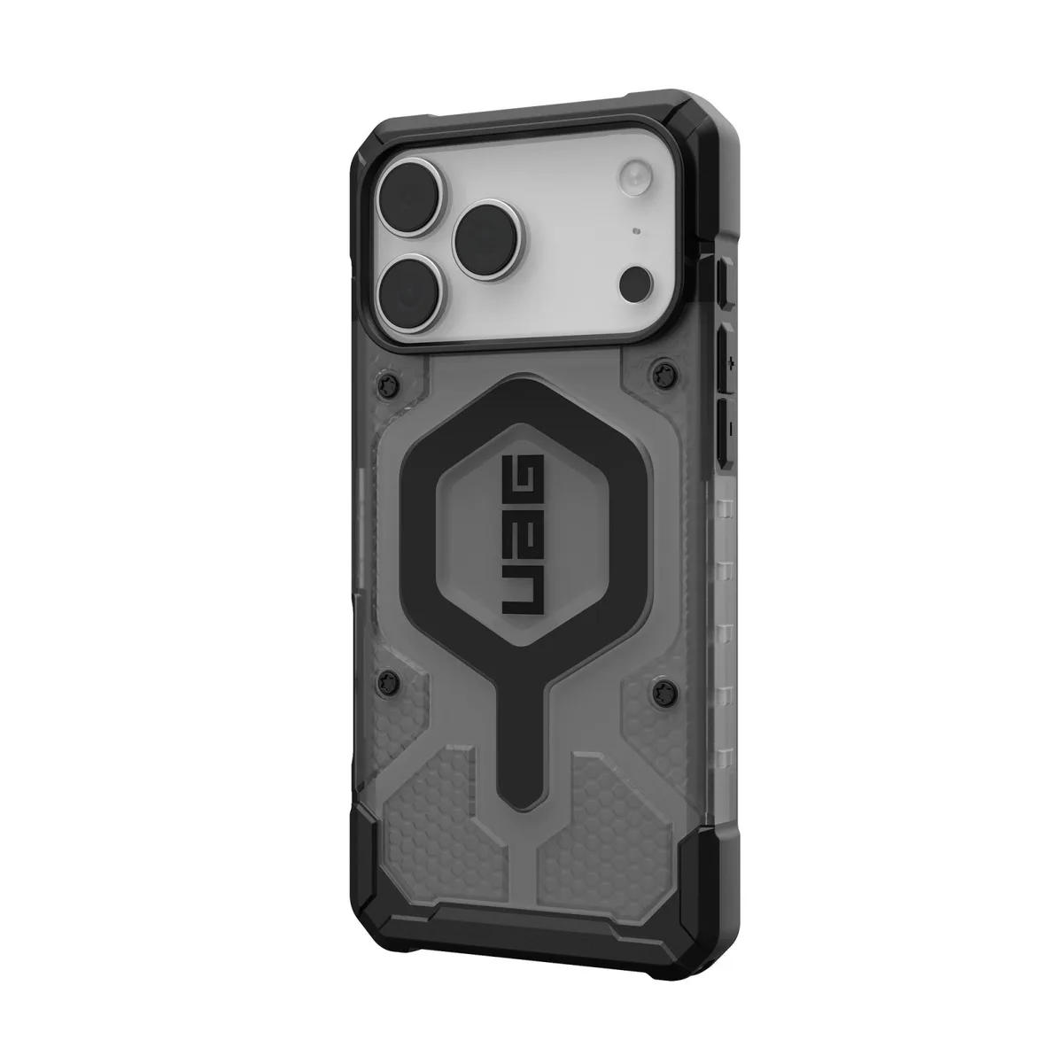 Чохол UAG для iPhone 17 Pro Max, Pathfinder Clear MagSafe, Ash/Black