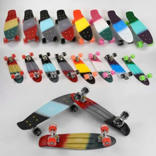 Скейт Пенни борд Best Board 56 см колеса PU 6 см 8 цветов для детей и подростков.