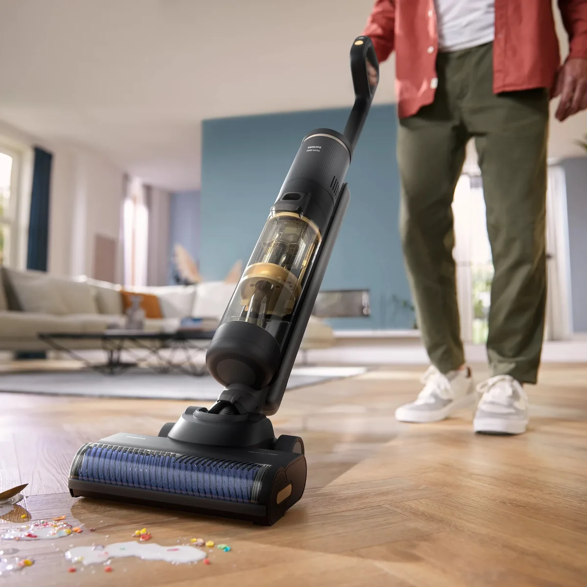 Пылесос Philips аккумуляторный 3 в 1 для сухой и влажной уборки 0 42 л
