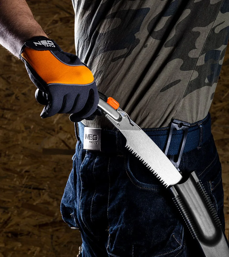 Садовая пила Neo Tools, 33 см, с 3D зубцами, 7 TPI, вес 0,242 кг, с чехлом для удобства