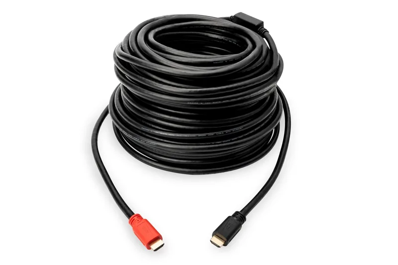 Кабель DIGITUS HDMI (M/M), 4K, High speed, активний, 20м, чорний