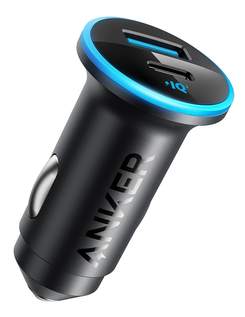 Автомобільний зарядний пристрій Anker 52,5 Вт 2 порти USB-C USB-A Чорний