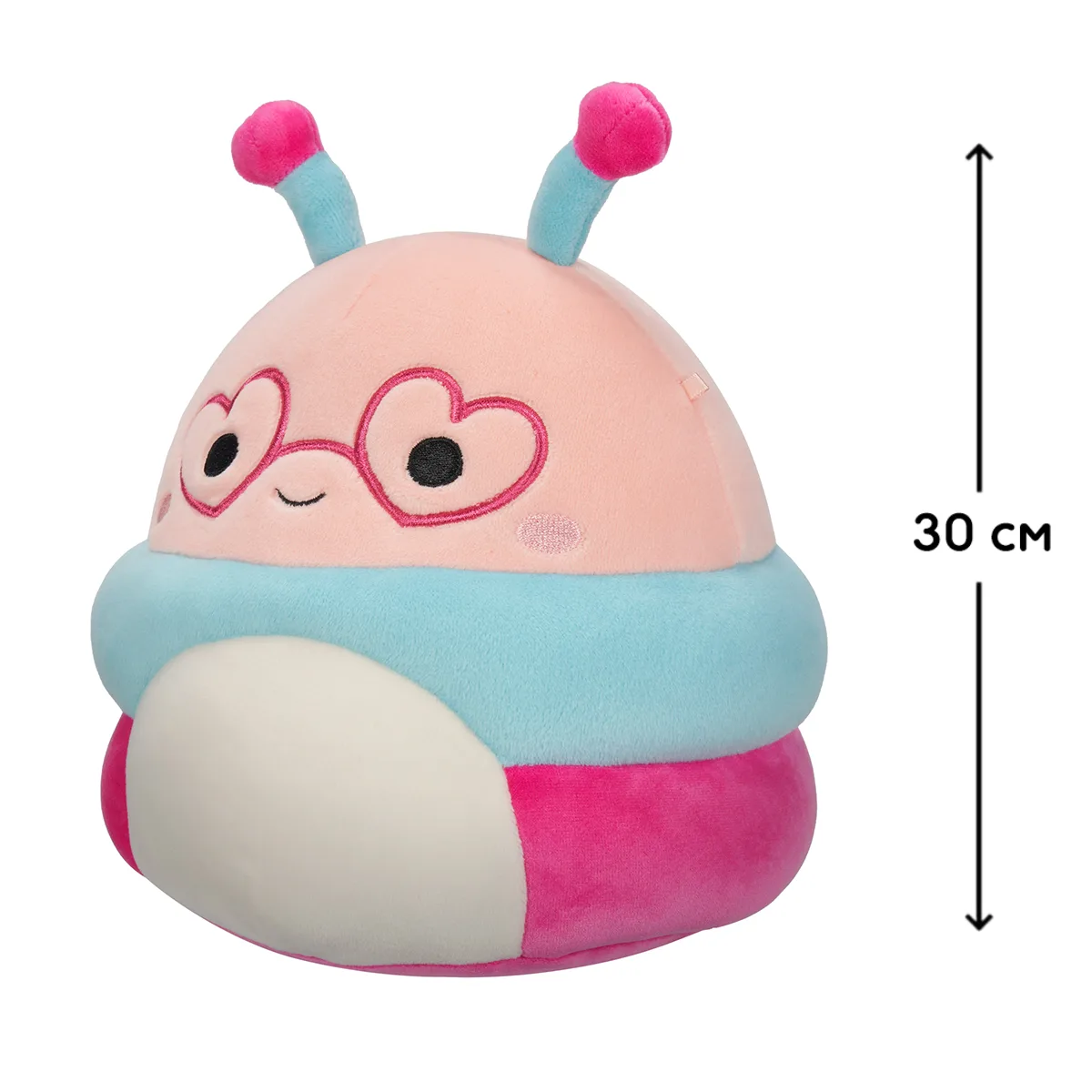 М'яка іграшка Squishmallows Гусениця 30 см поліестер спандекс