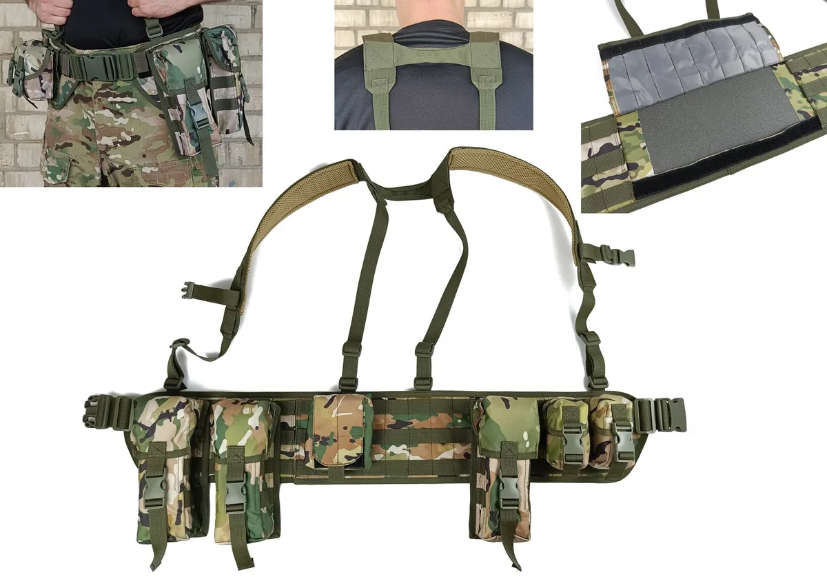 Тактичний розвантажувальний пояс Palianytsia Advanced Cordura 1050 EasyFit мультикам