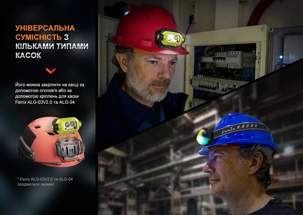 Налобний ліхтар Fenix пластиковий 115 г 600 лм чорний