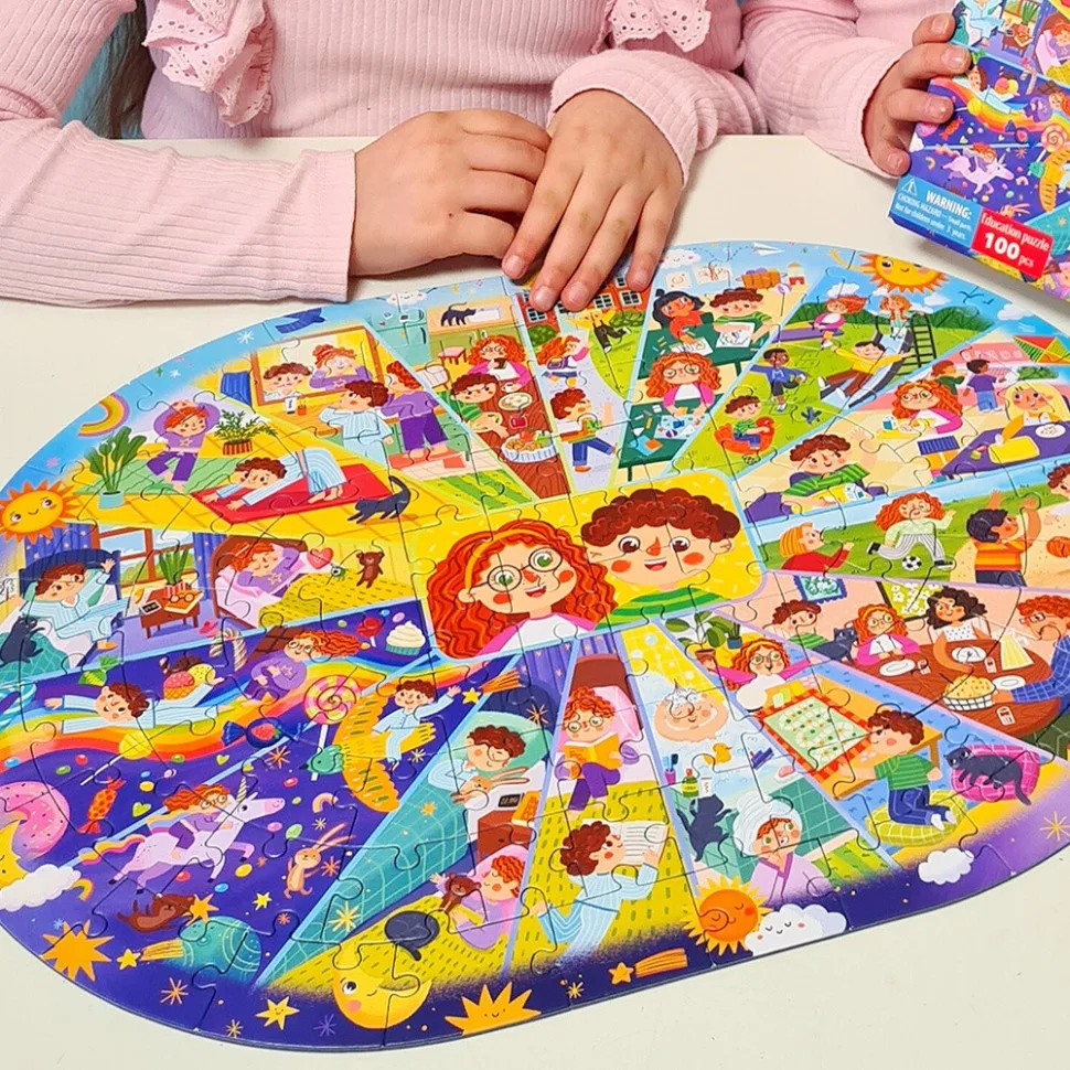 Дитячий виммельпазл DoDo Toys з екоматеріалів, 100 елементів для дітей від 5 років