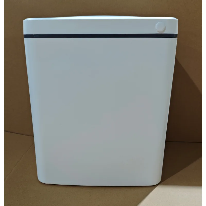 Сенсорне відро для сміття Mixxus 10 л ABS пластик матовий білий 30,5х26,5х18 см