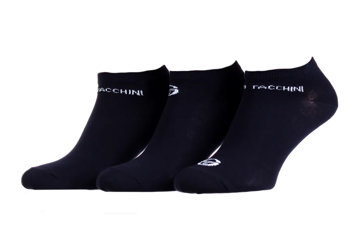 Шкарпетки Sergio Tacchini 75% бавовна 36-41 чорний 3-pack