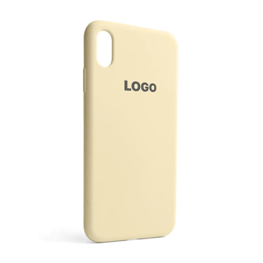 Чохол силіконовий для Apple iPhone Xs Max  молочний