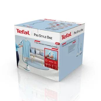 Отпариватель Tefal вертикальный Pro Style One, 1800Вт, 1500мл, непрерывная пара - 37гр, нержавеющая сталь, бело-голубой