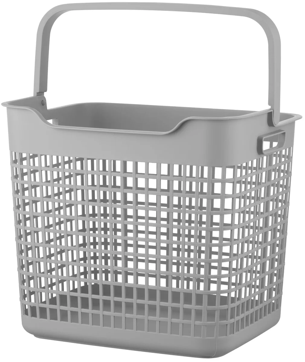 Сітка для білизни ARDESTO 38x29.5x33см, 26л, пластиковий PP, сірий.