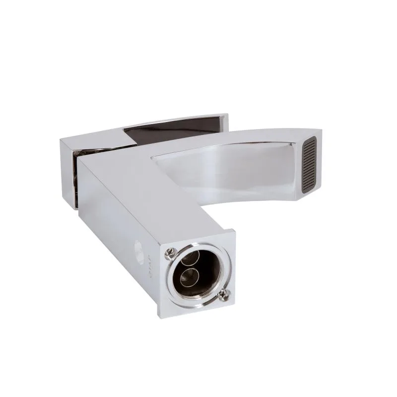 Смеситель для раковины однорычажный Qtap Swan Cascada 150 мм латунь хром