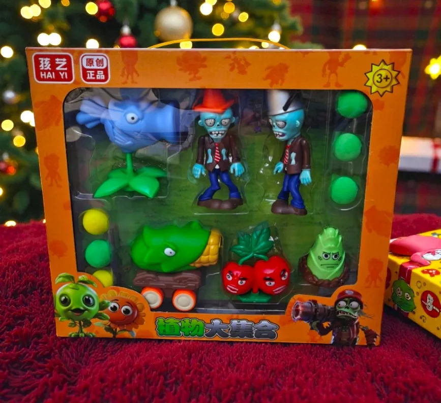 Набір іграшок Рослини проти Зомбі 10-13 см пластикові кольорові фігурки для дітей від 3 років
