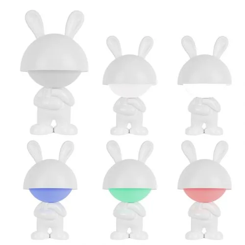 Світильник-нічник LED з акумулятором Kite Dreamy Bunny білий для дітей та дорослих