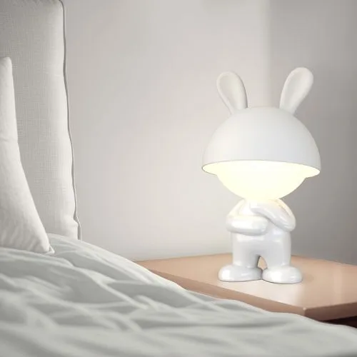 Світильник-нічник LED з акумулятором Kite Dreamy Bunny білий для дітей та дорослих