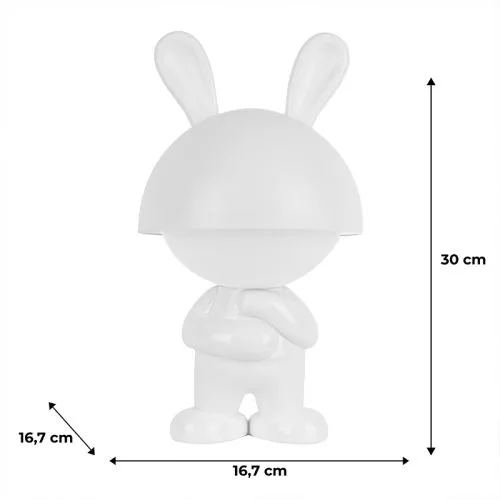 Світильник-нічник LED з акумулятором Kite Dreamy Bunny білий для дітей та дорослих