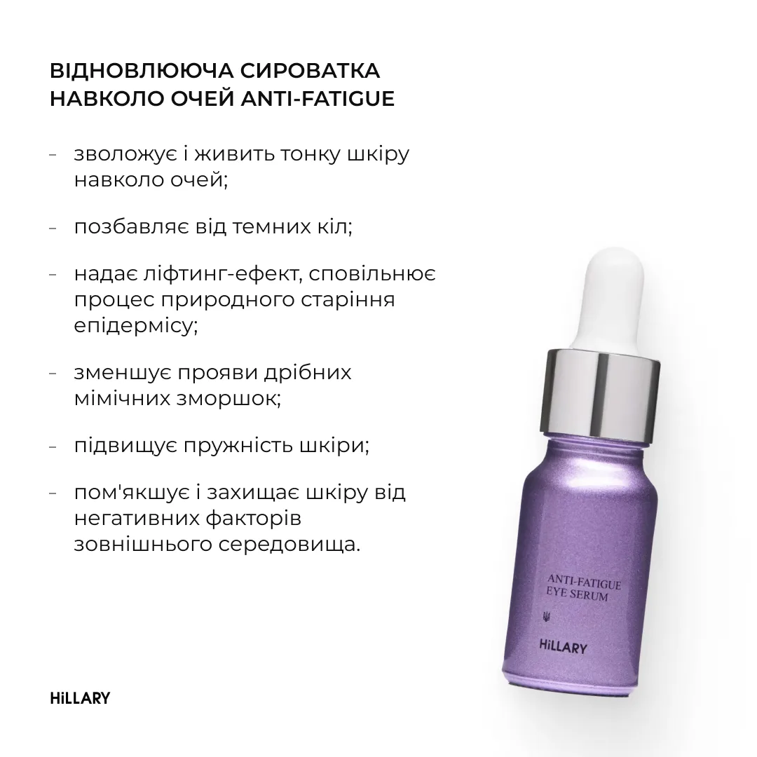 Набор для восстановления кожи SKIN DETOX Hillary для очищения и увлажнения кожи от темных кругов и усталости.
