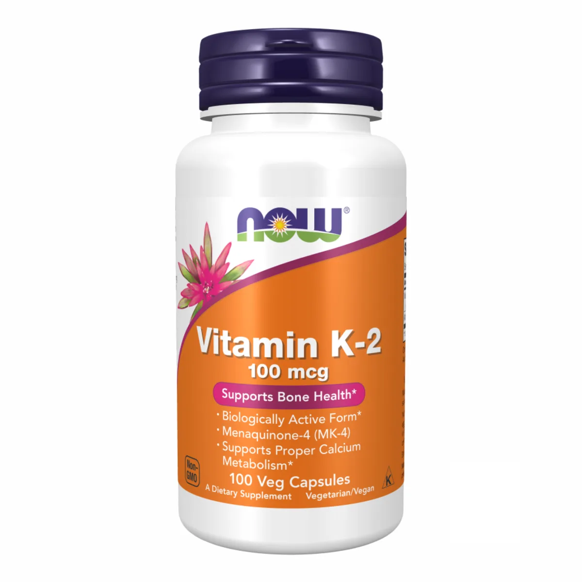 Вітамін K-2 100 мкг Now Foods капсули 100 шт менахінон-7