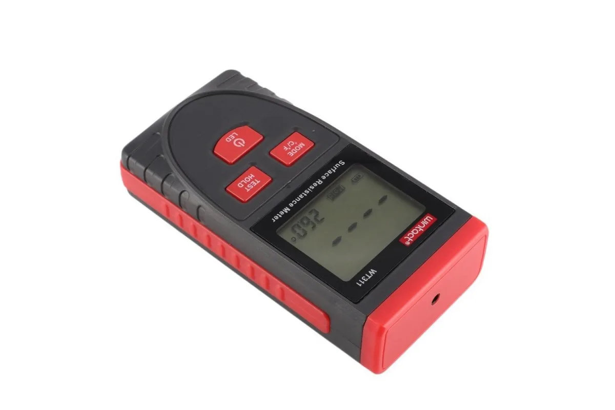 Тестер опору поверхні WINTACT WT311 100Ω-1000ГΩ 9В цифровий чорний