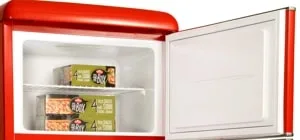 Холодильник Snaige с верхним морозильником 2дв A++ красный для хранения продуктов питания холодильник с морозильником