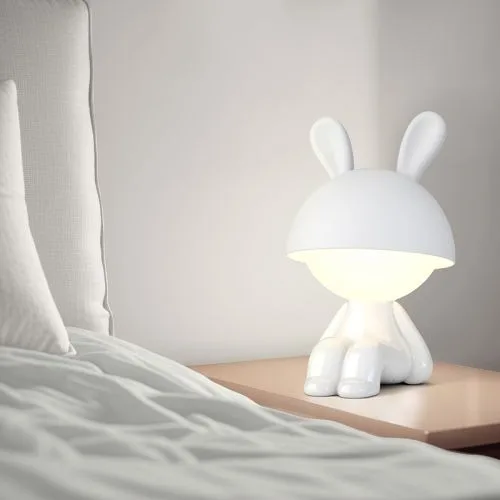 Світильник-нічник LED з акумулятором Kite Cute Bunny білий для дітей та дорослих RGB