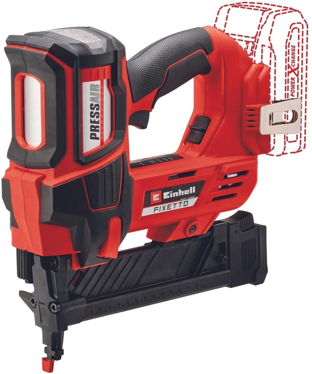 Акумуляторний степлер Einhell Professional FIXETTO 18/38 Solo PXC 18В для скоб 10-38мм, швидкість 60 скоб/хв, вага 2.8кг, без бата