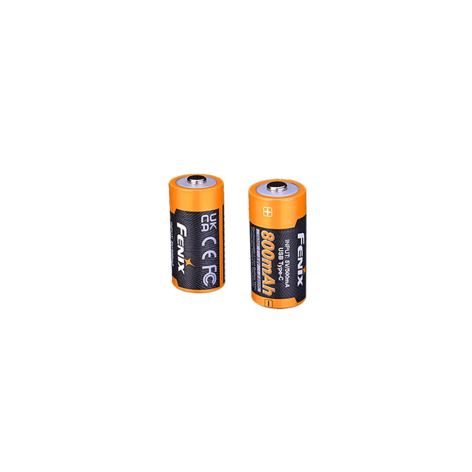 Аккумулятор Li-Ion 16340 Fenix 800 мАч Type-C 18,5 г