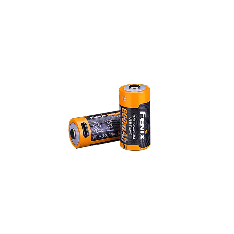 Аккумулятор Li-Ion 16340 Fenix 800 мАч Type-C 18,5 г